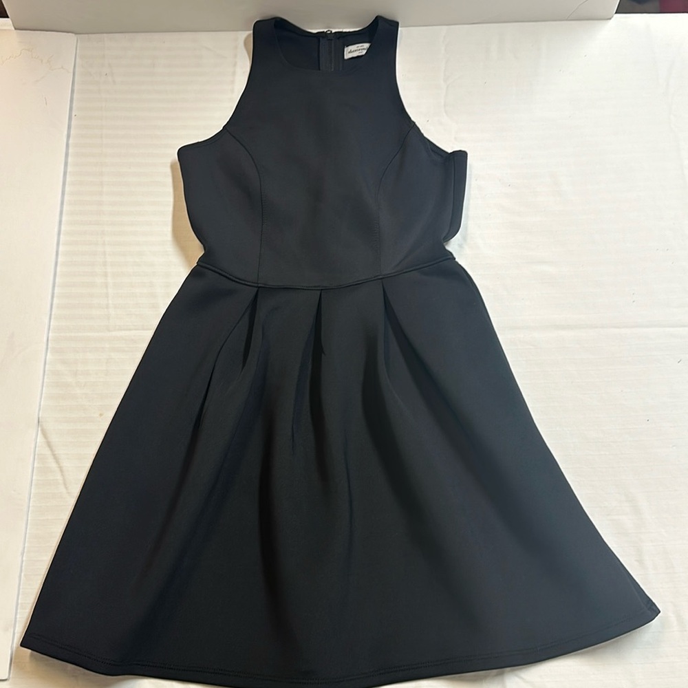 Very soft black sleeveless dress.